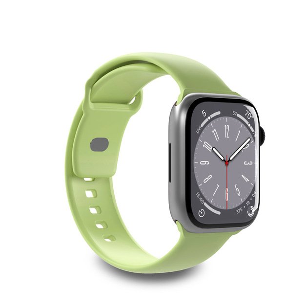 PURO ICON – elastingas dirželis, skirtas Apple Watch 42/44/45/49 mm (S/M & M/L) (Matcha Green)