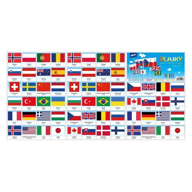 „Pexeso MFP 3xA4“ vėliavėlės 2