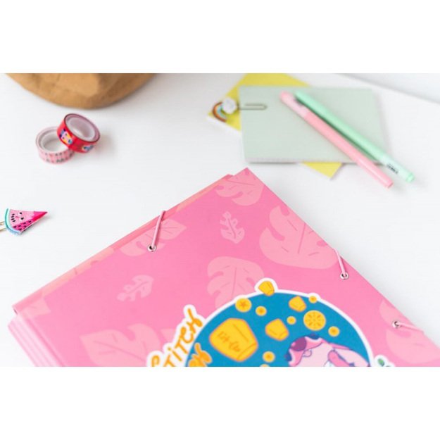 „Disney Stitch“ – aplankas / failas su elastine juostele A4 (24 x 34 cm) 10