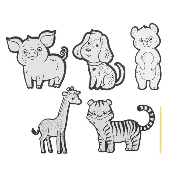 Kūrybinis nutrinamų lipdukų rinkinys, 5 vnt. 2