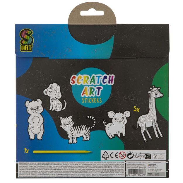 Kūrybinis nutrinamų lipdukų rinkinys, 5 vnt. 3