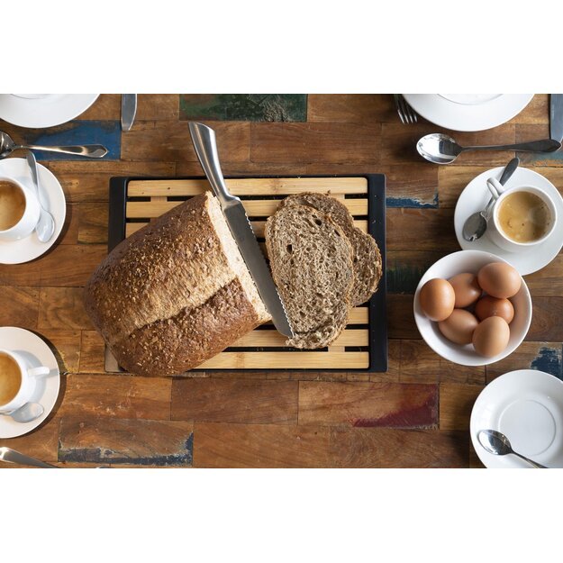 Alpina - Bambukinė duonos lenta su trupinių padėklu 4