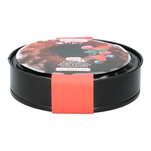 „Alpina“ – 2 viename kepimo forma pyragams ir blyneliams su nelimpančia danga, 26 x 7 cm 3