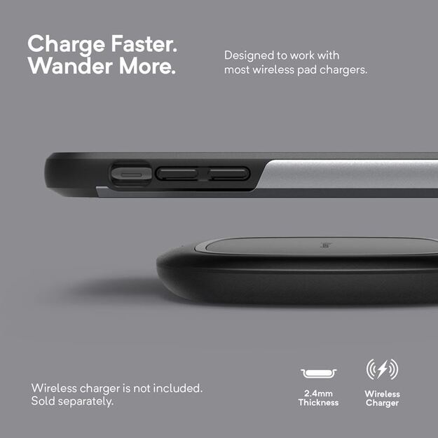 Caseology Legion dėklas, skirtas iPhone Xs Max (sidabrinis) 16