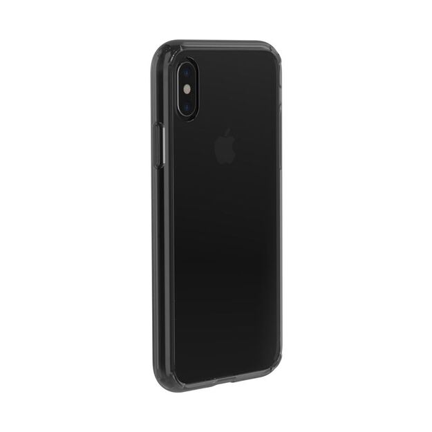 „Just Mobile Tenc“ oro dėklas, skirtas „iPhone Xs“ / „X“ (Crystal Black)