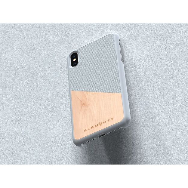 Nordic Elements Original Hel – iPhone Xs Max dėklas su tikro klevo mediena (šviesiai pilka) 23