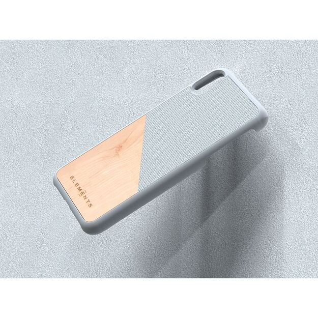Nordic Elements Original Hel – iPhone Xs Max dėklas su tikro klevo mediena (šviesiai pilka) 22