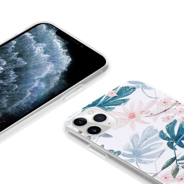 „Crong Flower Case“ – „iPhone 11 Pro“ dėklas (01 modelis)