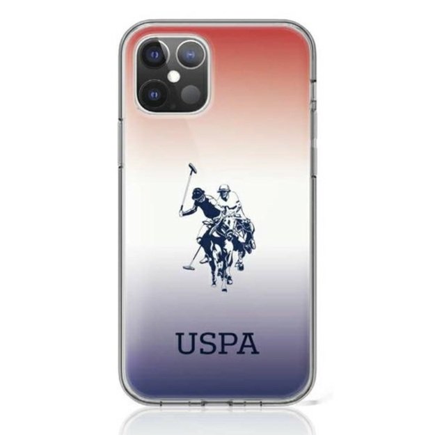 US Polo Assn Dh ir logotipo gradientas – Etui iPhone 12 Mini 1