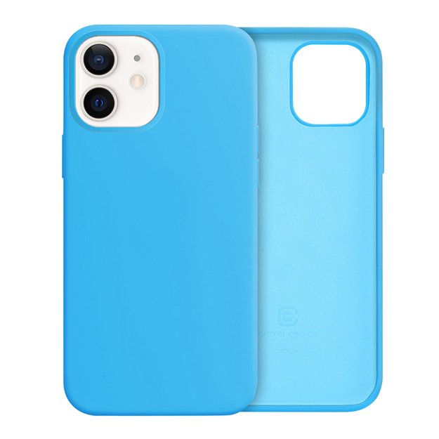 Crong Color Cover – lankstus dėklas, skirtas iPhone 12 Mini (mėlynas)