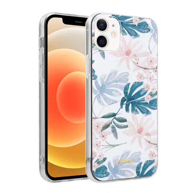 „Crong Flower Case“ – dėklas, skirtas „iPhone 12 Mini“ (01 modelis)