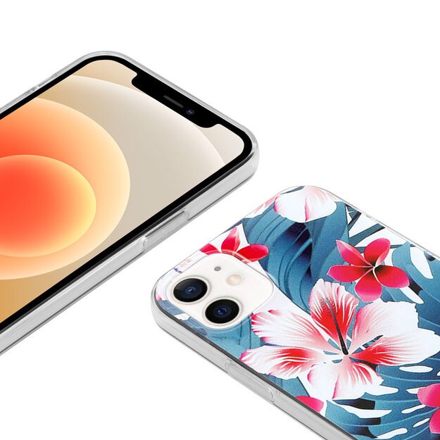 „Crong Flower Case“ – dėklas, skirtas „iPhone 12 Mini“ (03 modelis) 4
