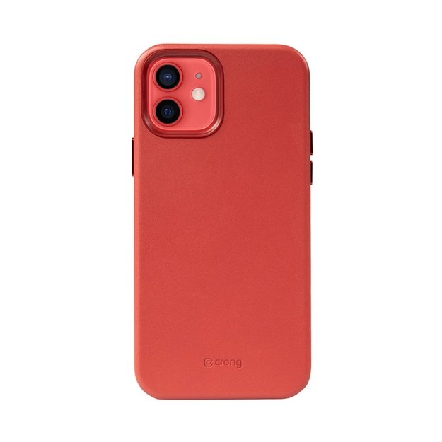 Crong Essential Cover – odinis dėklas, skirtas iPhone 12 / iPhone 12 Pro (raudonas) 25