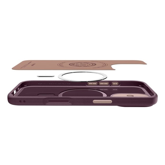 Spigen Nano Pop Mag MagSafe – dėklas, skirtas iPhone 17 (Burgundy Bean)   9