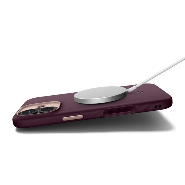 Spigen Nano Pop Mag MagSafe – dėklas, skirtas iPhone 17 (Burgundy Bean)   10