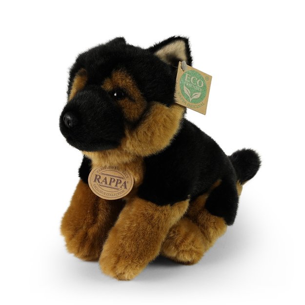 Plush German Shepherd 23 cm ECO-FRIENDLY