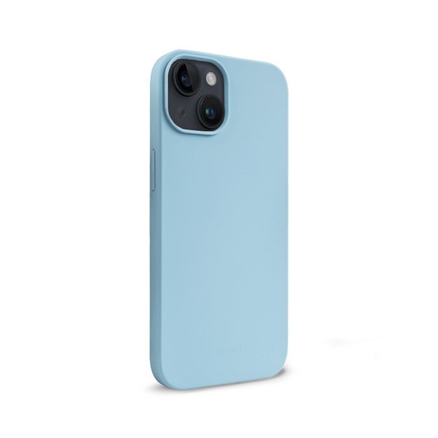 „Crong Color Cover“ skystas silikoninis dėklas, skirtas „iPhone 14 Max“ (dangaus mėlynas)