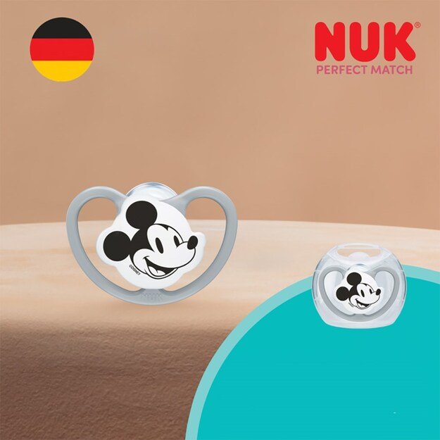 NUK Perfect Match Air Pacifier Disney Mickey Mouse 6-18 months grey, 6-18 m 4