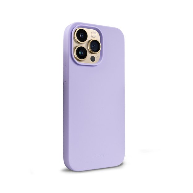 „Crong Color Cover“ skystas silikoninis dėklas, skirtas „iPhone 14 Pro Max“ (violetinė)