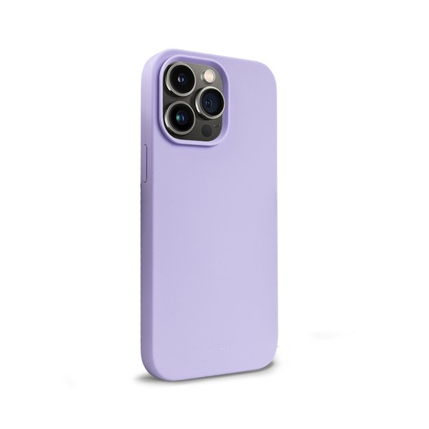 „Crong Color Cover“ skystas silikoninis dėklas, skirtas „iPhone 14 Pro Max“ (violetinė)
