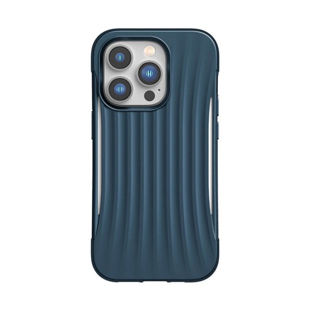 „X-Doria Raptic Clutch“ – biologiškai suyrantis dėklas, skirtas „iPhone 14 Pro“ (3 m, patikrintas kritimo būdu) (mėlynas)