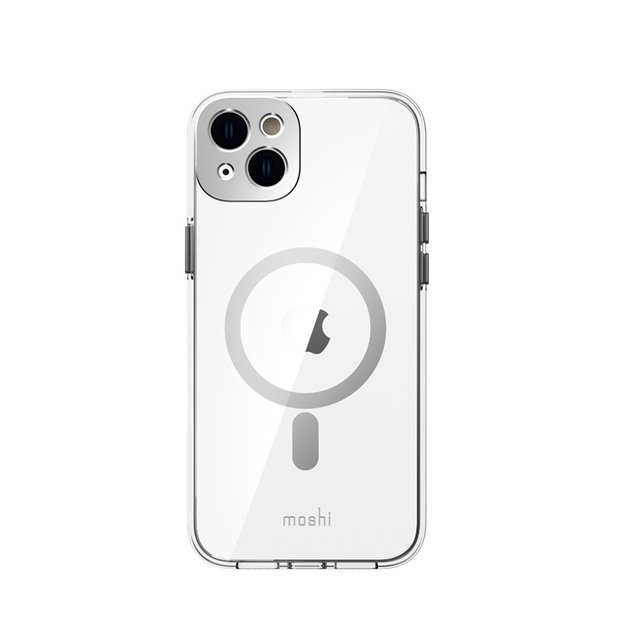 Moshi iGlaze MagSafe – dėklas, skirtas iPhone 14 Max (sidabrinis)