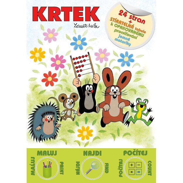 Coloring book A4 book Mole