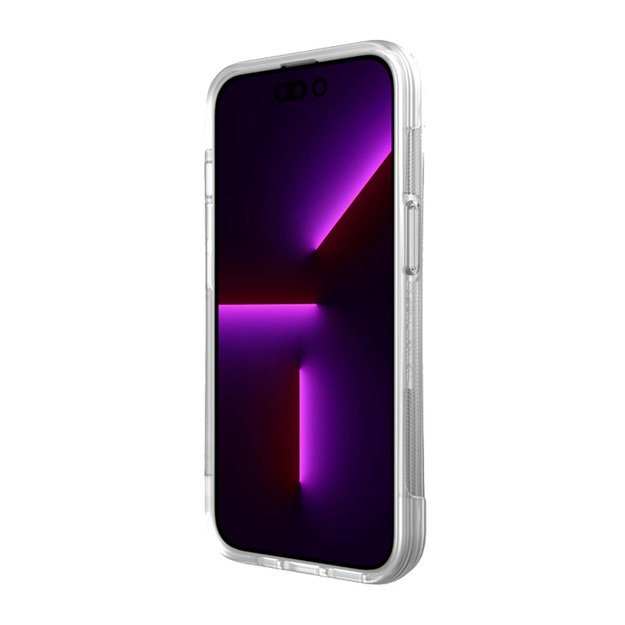 „X-Doria Raptic Clutch MagSafe“ – biologiškai skaidus dėklas, skirtas „iPhone 14“ (patikrintas kritimo metu 3 m) (skaidrus) 5