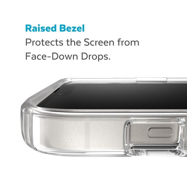 Speck Gemshell + MagSafe – iPhone 14 Plus dėklas su MICROBAN danga (skaidrus) 26