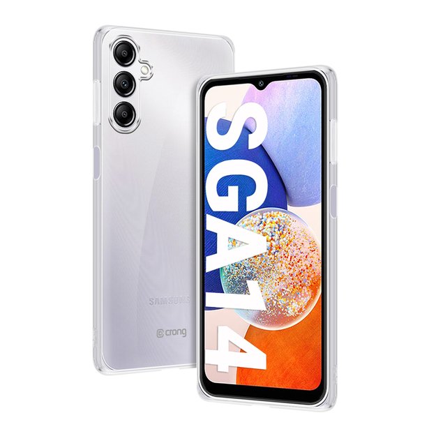 Crong Crystal Slim Cover – dėklas, skirtas Samsung Galaxy A14 5G (skaidrus) 8