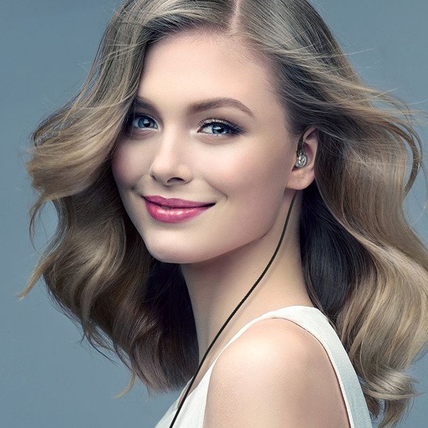 WEKOME YC06 Blackin serija – 3,5 mm laidinės ausinės su HiFi lizdu (baltos) 27