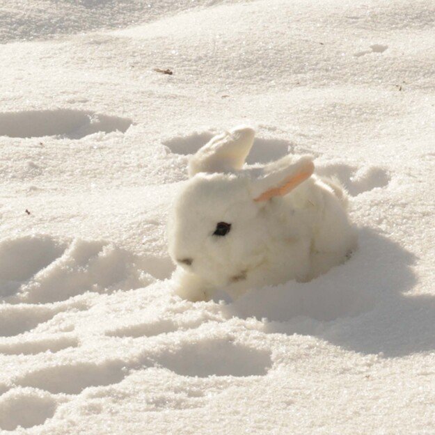 Plush rabbit 18 cm ECO-FRIENDLY