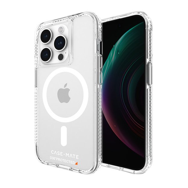 Case-Mate Ultra Tough plus D3O MagSafe – iPhone 15 Pro dėklas (skaidrus) 4