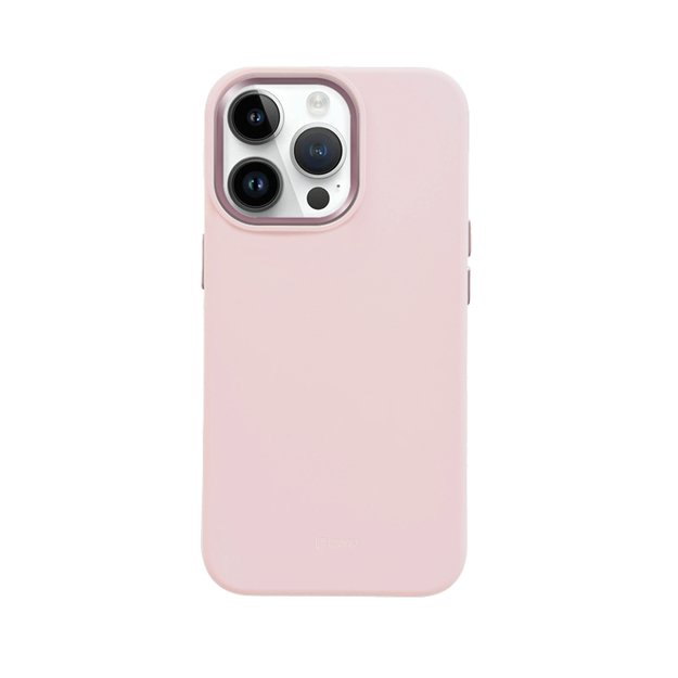 Crong Color Cover LUX Magnetic – dėklas, skirtas iPhone 15 Pro MagSafe (rožinis)