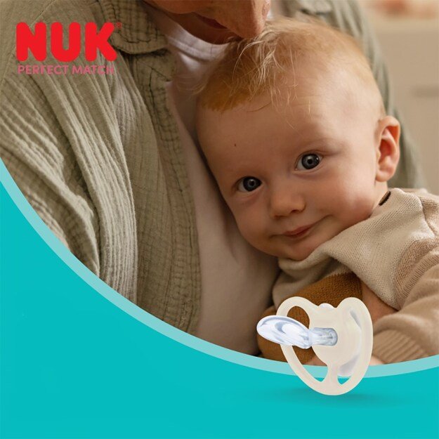 NUK Soother Perfect Match Air Night FIREFLY/LION 6-18m 2pc, 6-18 m 5