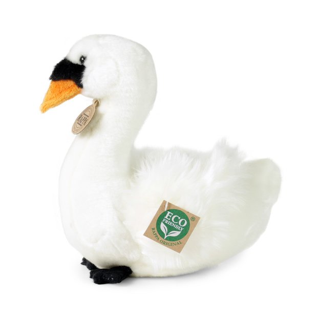 Plush swan 25 cm ECO-FRIENDLY