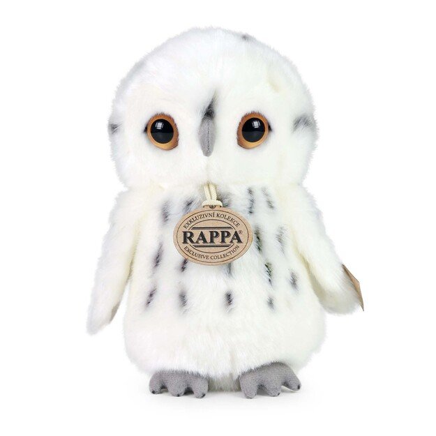 Plush snowy owl 18 cm ECO-FRIENDLY