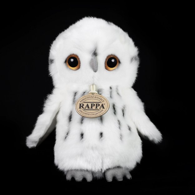 Plush snowy owl 18 cm ECO-FRIENDLY