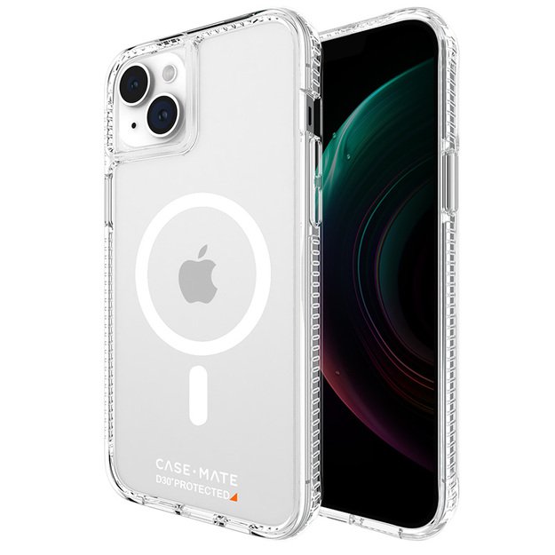 Case-Mate Ultra Tough plus D3O MagSafe – iPhone 15 Plus dėklas (skaidrus)