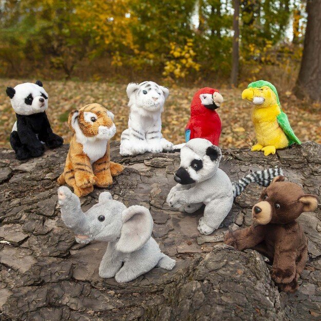 Plush exotic mix asst. 15 cm ECO-FRIENDLY
