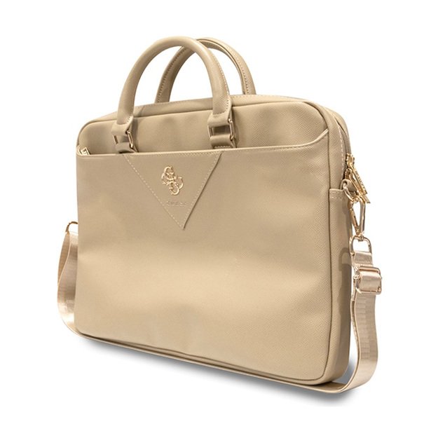 Guess Triangle 4G Computer Bag - Laptop bag 15  / 16  (gold) 2