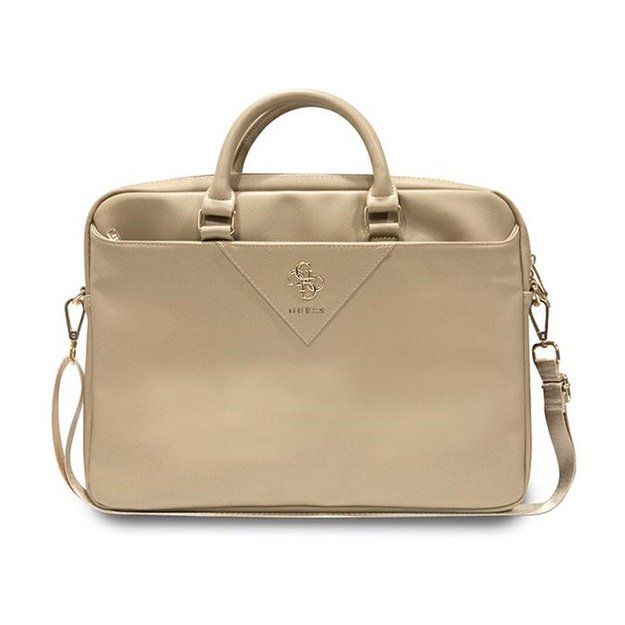 Guess Triangle 4G Computer Bag - Laptop bag 15  / 16  (gold) 1