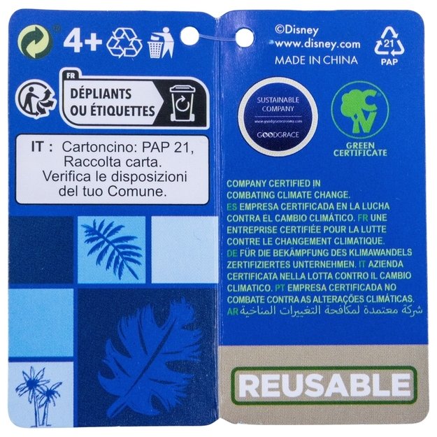 Disney Stitch - Drawstring Backpack/School Bag (30 x 25 cm) 3