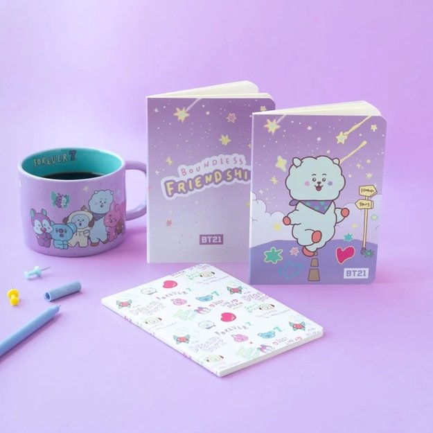 BT21 - Set of A6 RJ notebooks (3 pieces) 6