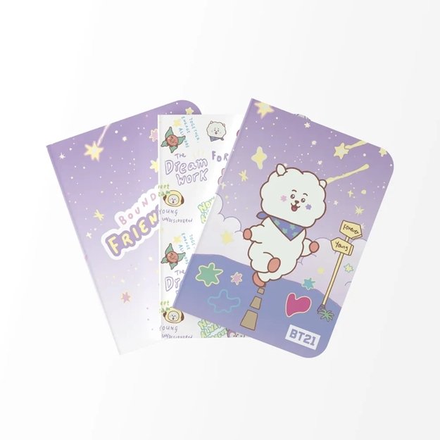 BT21 - Set of A6 RJ notebooks (3 pieces) 1