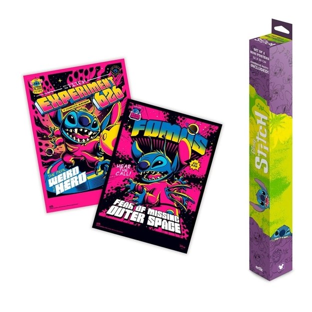 Disney Stitch - Mini Poster Set (38 x 52 cm) (2 pieces) 1