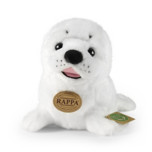 Rappa - Plush realistic mascot white seal 25 cm Eco-Friendly 2