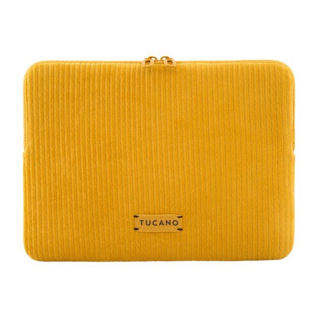 TUCANO Velluto 2 - Cover for MacBook Air 13  (M4/M3/M2/M1/2025-2018) / Pro 13  / Laptop 12  (yellow)
