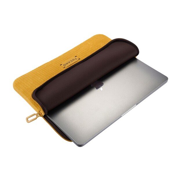 TUCANO Velluto 2 - Cover for MacBook Air 13  (M4/M3/M2/M1/2025-2018) / Pro 13  / Laptop 12  (yellow) 7