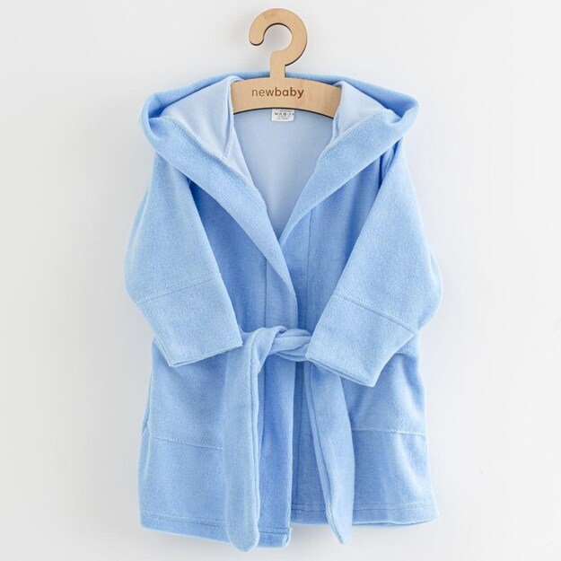 Baby terry bathrobe New Baby blue, 104/110